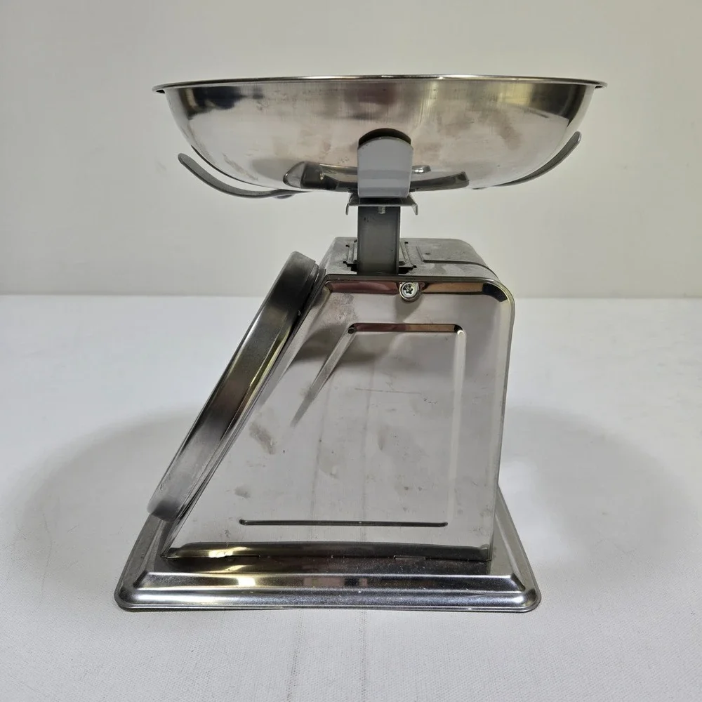 Taylor Kitchen Scale Mechanical 11lb 5kg Silver Stainless Steel Model 3710-21